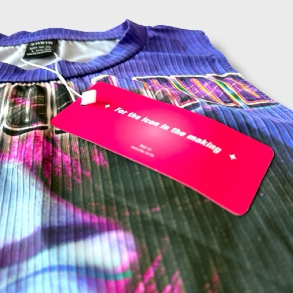 Purple Graphic Tank Top - Picture 6 of 6